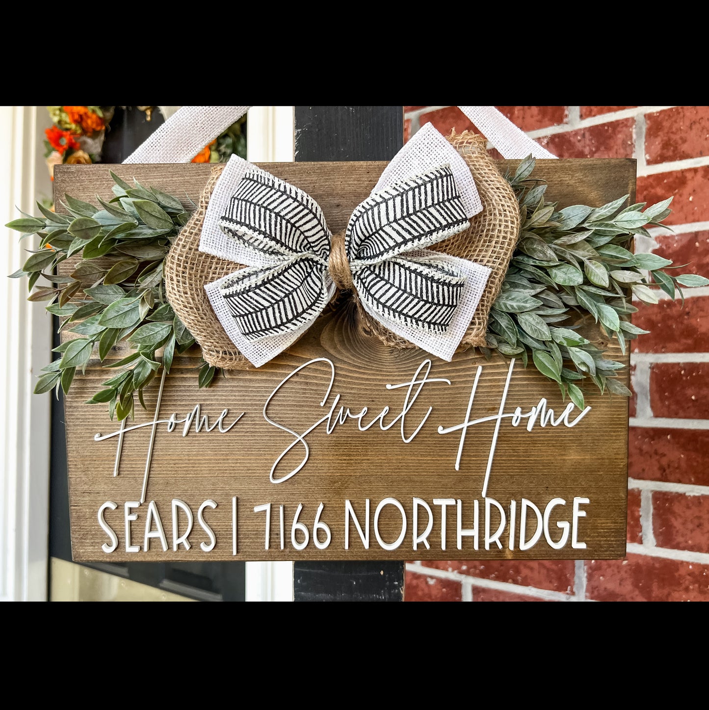 Home Address Outdoor Sign